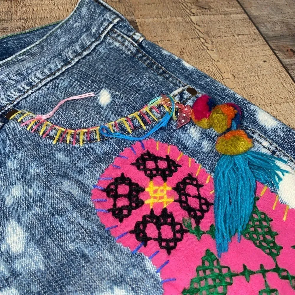 Wrangler retro upcycled boutique shorts